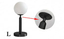 GobekUsa LED Glass Ball Brass Table Lamp for Luxury Home Decor Bedrooms & Offices