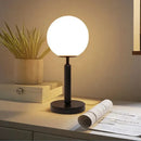 GobekUsa LED Glass Ball Brass Table Lamp for Luxury Home Decor Bedrooms & Offices
