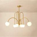 GobekUsa LED Glass Ball Ceiling Chandelier for Home Decor Lighting