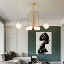 GobekUsa LED Glass Ball Ceiling Chandelier for Home Decor Lighting
