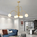 GobekUsa LED Glass Ball Ceiling Chandelier for Home Decor Lighting