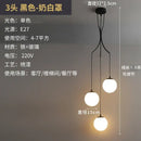 GobekUsa LED Glass Ball Chandelier Ceiling Light for Living Room Dining Loft Decor