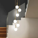 GobekUsa LED Glass Ball Chandelier for Home Dining Hotel Decor