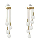 GobekUsa LED Glass Ball Chandelier for Home Dining Hotel Decor