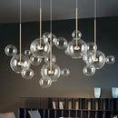 GobekUsa LED Glass Ball Chandelier Pendant Lights for Living & Dining Room