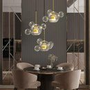 GobekUsa LED Glass Ball Chandelier Pendant Lights for Living & Dining Room