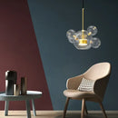 GobekUsa LED Glass Ball Chandelier Pendant Lights for Living & Dining Room