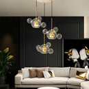 GobekUsa LED Glass Ball Chandelier Pendant Lights for Living & Dining Room