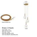 GobekUsa LED Glass Ball Chandelier: Stylish Lighting for Home, Hotel, and Indoor Spaces