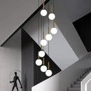 GobekUsa LED Glass Ball Chandelier: Stylish Lighting for Home, Hotel, and Indoor Spaces
