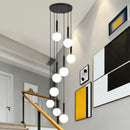 GobekUsa LED Glass Ball Chandelier: Stylish Lighting for Home, Hotel, and Indoor Spaces