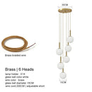 GobekUsa LED Glass Ball Chandelier: Stylish Lighting for Home, Hotel, and Indoor Spaces