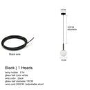GobekUsa LED Glass Ball Chandelier: Stylish Lighting for Home, Hotel, and Indoor Spaces