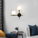 GobekUsa LED Glass Ball Wall Lamp Modern Living Bedroom Lighting Fixture