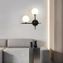 GobekUsa LED Glass Ball Wall Lamp Modern Living Bedroom Lighting Fixture