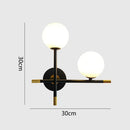 GobekUsa LED Glass Ball Wall Lamp Modern Living Bedroom Lighting Fixture