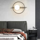 GobekUsa LED Glass Ball Wall Sconce for Bedroom Living Room - 9W G9 Bulb