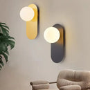 GobekUsa LED Glass Ball Wall Sconce for Bedroom Living Room - 9W G9 Bulb