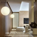 GobekUsa LED Glass Ball Wall Sconce Light 14cm 25cm 35cm Dioscuri Parete Ceiling Lamp