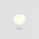 GobekUsa LED Glass Ball Wall Sconce Light 14cm 25cm 35cm Dioscuri Parete Ceiling Lamp