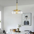 GobekUsa LED Glass Bowl Pendant Light: Modern Nordic Home Decor Lighting for Dining Bedroom Kitchen Island