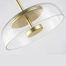 GobekUsa LED Glass Bowl Pendant Light: Modern Nordic Home Decor Lighting for Dining Bedroom Kitchen Island