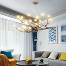GobekUsa LED Glass Bubble Chandelier for Restaurant Bedroom LOFT Pendant Lighting