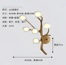 GobekUsa LED Glass Bubble Chandelier for Restaurant Bedroom LOFT Pendant Lighting