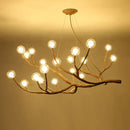 GobekUsa LED Glass Bubble Chandelier for Restaurant Bedroom LOFT Pendant Lighting