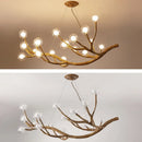 GobekUsa LED Glass Bubble Chandelier for Restaurant Bedroom LOFT Pendant Lighting