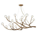 GobekUsa LED Glass Bubble Chandelier for Restaurant Bedroom LOFT Pendant Lighting