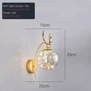 GobekUsa LED Glass Bulb Pendant Light: Modern Round Design, Gold/Black, Gypsophila String