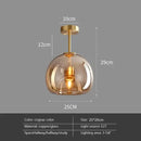 GobekUsa LED Glass Ceiling Chandeliers for Home Indoor Lighting