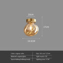 GobekUsa LED Glass Ceiling Chandeliers for Home Indoor Lighting