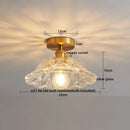 GobekUsa LED Glass Ceiling Lamp for Interior Decor