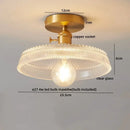 GobekUsa LED Glass Ceiling Lamp for Interior Decor