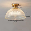 GobekUsa LED Glass Ceiling Lamp for Interior Decor