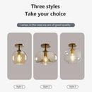 GobekUsa LED Glass Ceiling Light Chandeliers for Modern Living Spaces