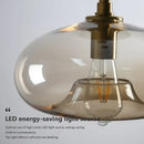 GobekUsa LED Glass Ceiling Light Chandeliers for Modern Living Room, Bedroom, Dining Room, and Corridor