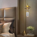 GobekUsa LED Glass Chandelier: Clear Amber Glass, Adjustable Wire 200cm, Modern Lighting Fixtures