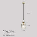 GobekUsa LED Glass Chandelier: Modern Dining Room Pendant Lights Hanging Lamp Fixtures