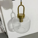 GobekUsa LED Glass Chandelier: Modern Dining Room Pendant Lights Hanging Lamp Fixtures