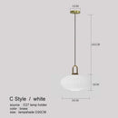GobekUsa LED Glass Chandelier: Modern Dining Room Pendant Lights Hanging Lamp Fixtures