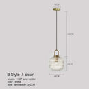 GobekUsa LED Glass Chandelier: Modern Dining Room Pendant Lights Hanging Lamp Fixtures