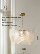 GobekUsa LED Glass Chandelier Modern Minimalist Design Light Fixtures