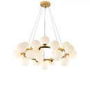 GobekUsa LED Glass Chandelier Pendant Lamp for Living Room Dining Room Lighting