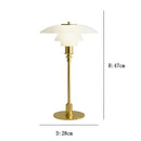 GobekUsa LED Glass Desk Lamp for Living Room Bedroom