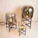 GobekUsa LED Glass Floor Lamp Retro Melon Floor Lights - Modern Minimalist Design