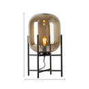 GobekUsa LED Glass Floor Lamp Retro Melon Floor Lights - Modern Minimalist Design