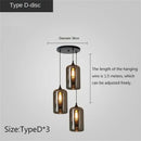 GobekUsa LED Glass Pendant Chandelier for Kitchen Dining Bar Décor